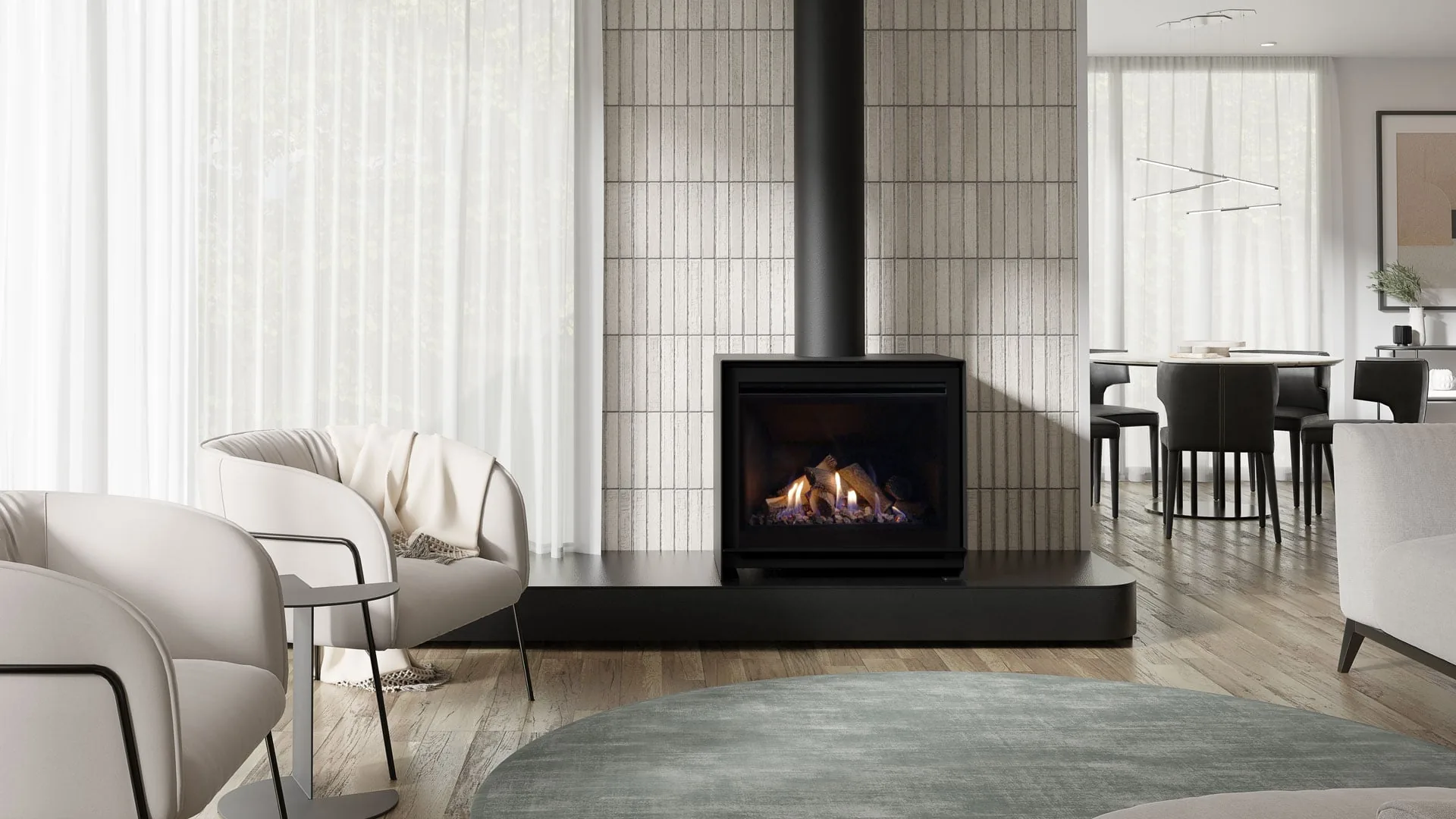 Escea DFS740 gas fireplace