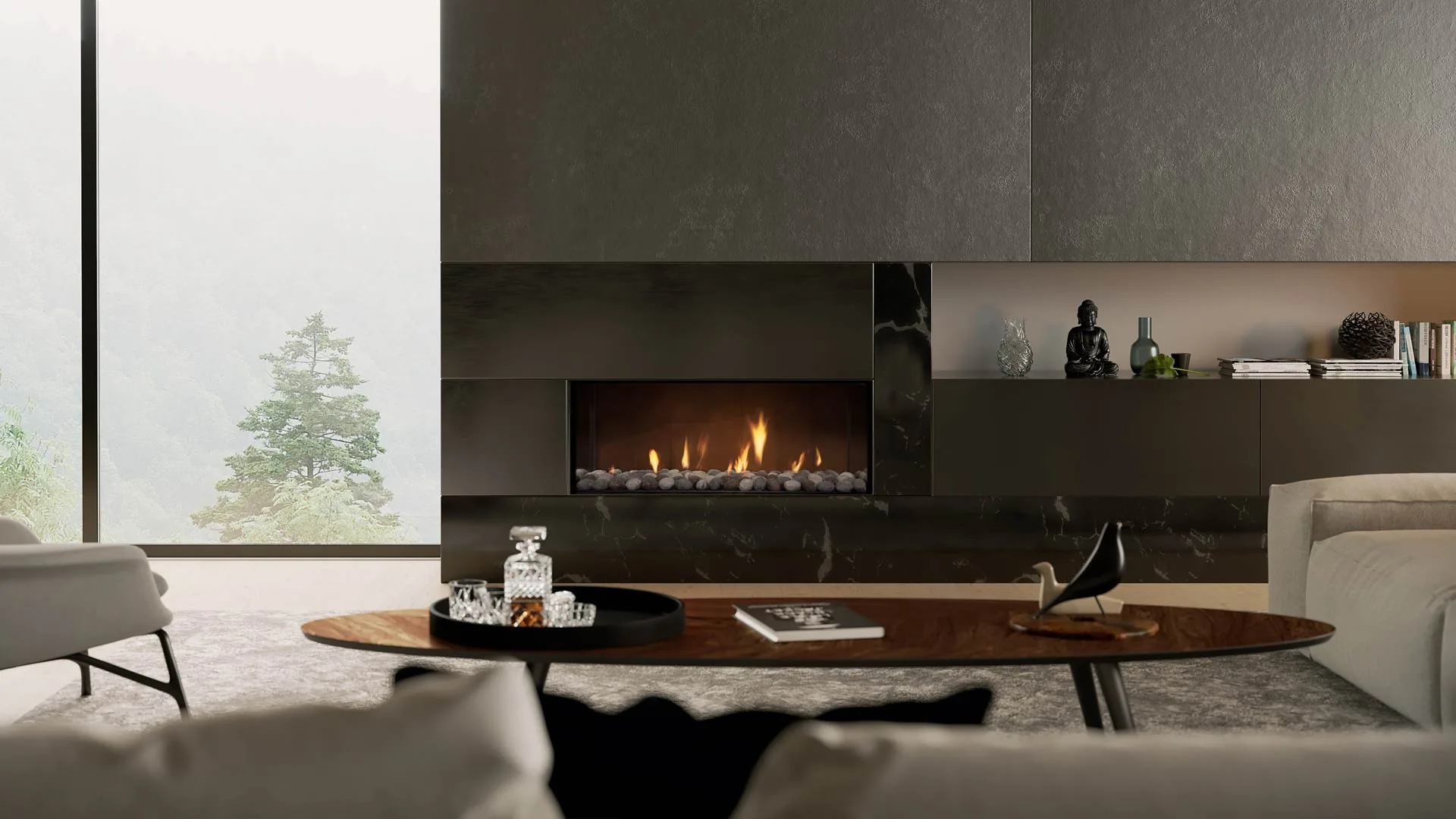Escea DS1150 gas fireplace