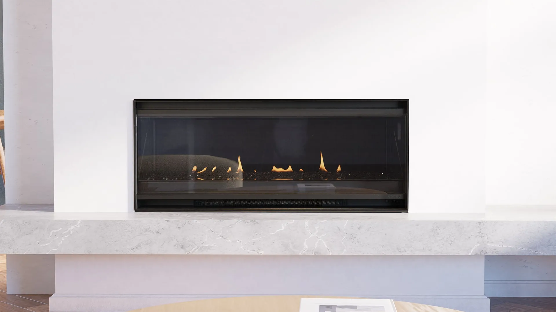 Escea LR1250 inbuilt electric fireplace