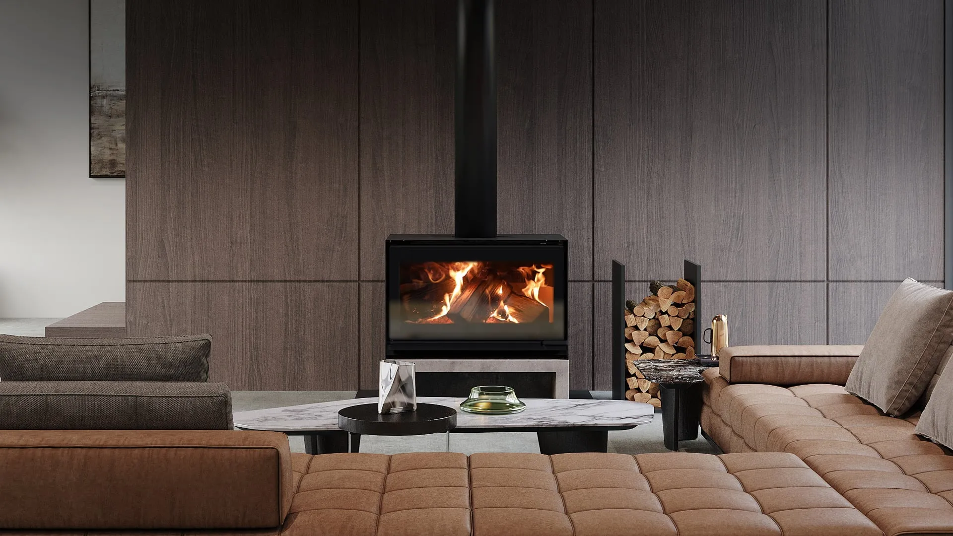 Escea TFS1000 wood fireplace