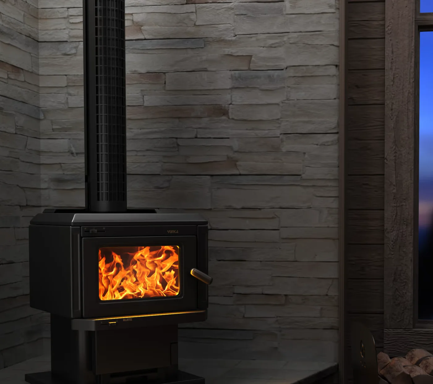 Yunca Blenz Hybrid Multi-fuel studio – Tauranga, New Zealand