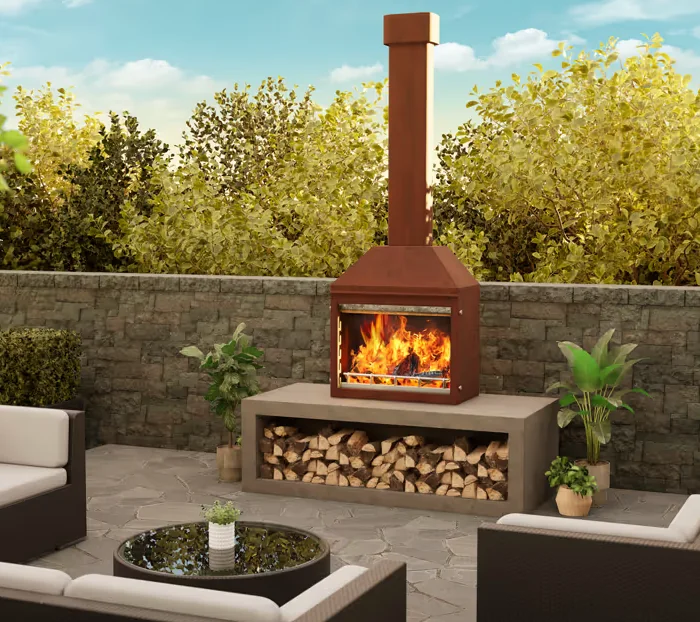 Yunca Zara Outdoor Fire studio – Tauranga, New Zealand